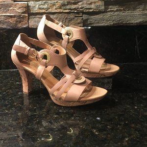 Naturalizer Dalena Platform Sandals, Size 7, Sand